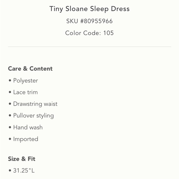 ✨NWT ANTHROPOLOGIE TINY SLOANE SLEEP DRESS XL✨ - Picture 5 of 8